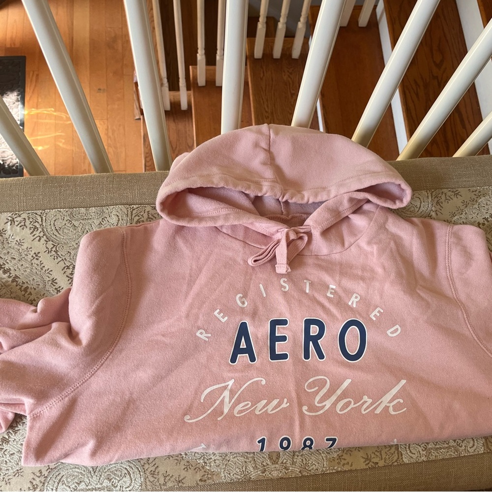 Aeropostale Hoodie XXL Light Pink
